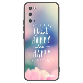 Picasee Samsung Galaxy S20 G980F Hülle - Schwarzes Silikon - Denke positiv!