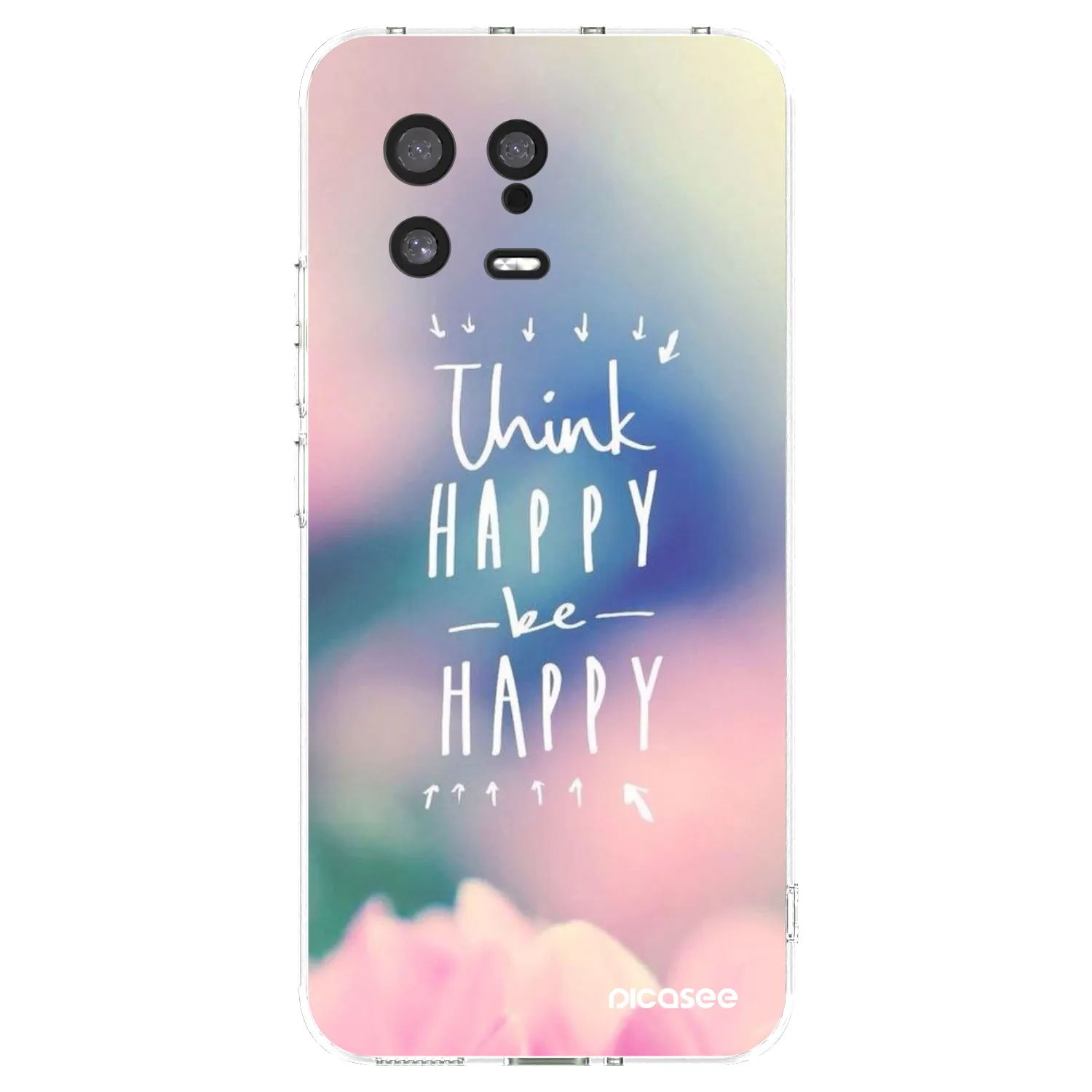 Picasee Xiaomi 13 Hülle - Transparentes Silikon - Denke positiv!