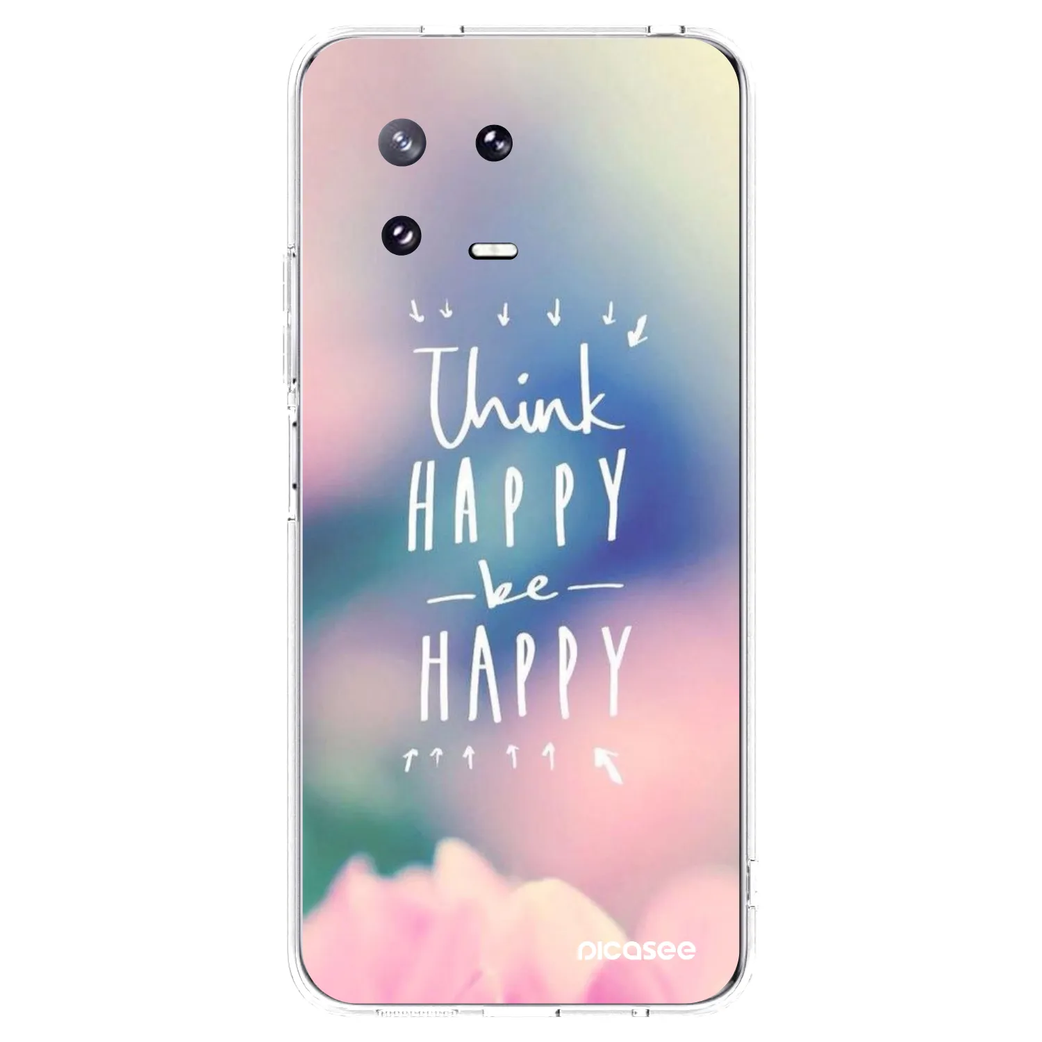 Picasee Xiaomi 13 Pro Hülle - Transparentes Silikon - Denke positiv!