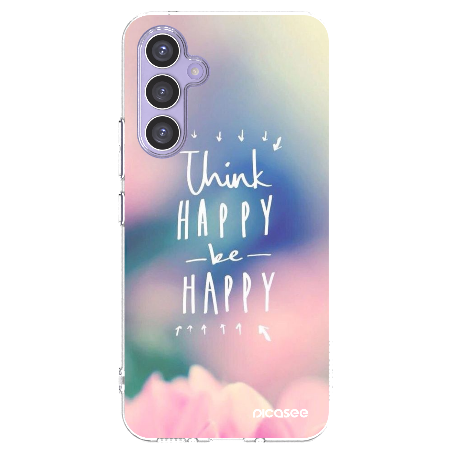 Picasee Samsung Galaxy A54 5G A546B Hülle - Transparentes Silikon - Denke positiv!