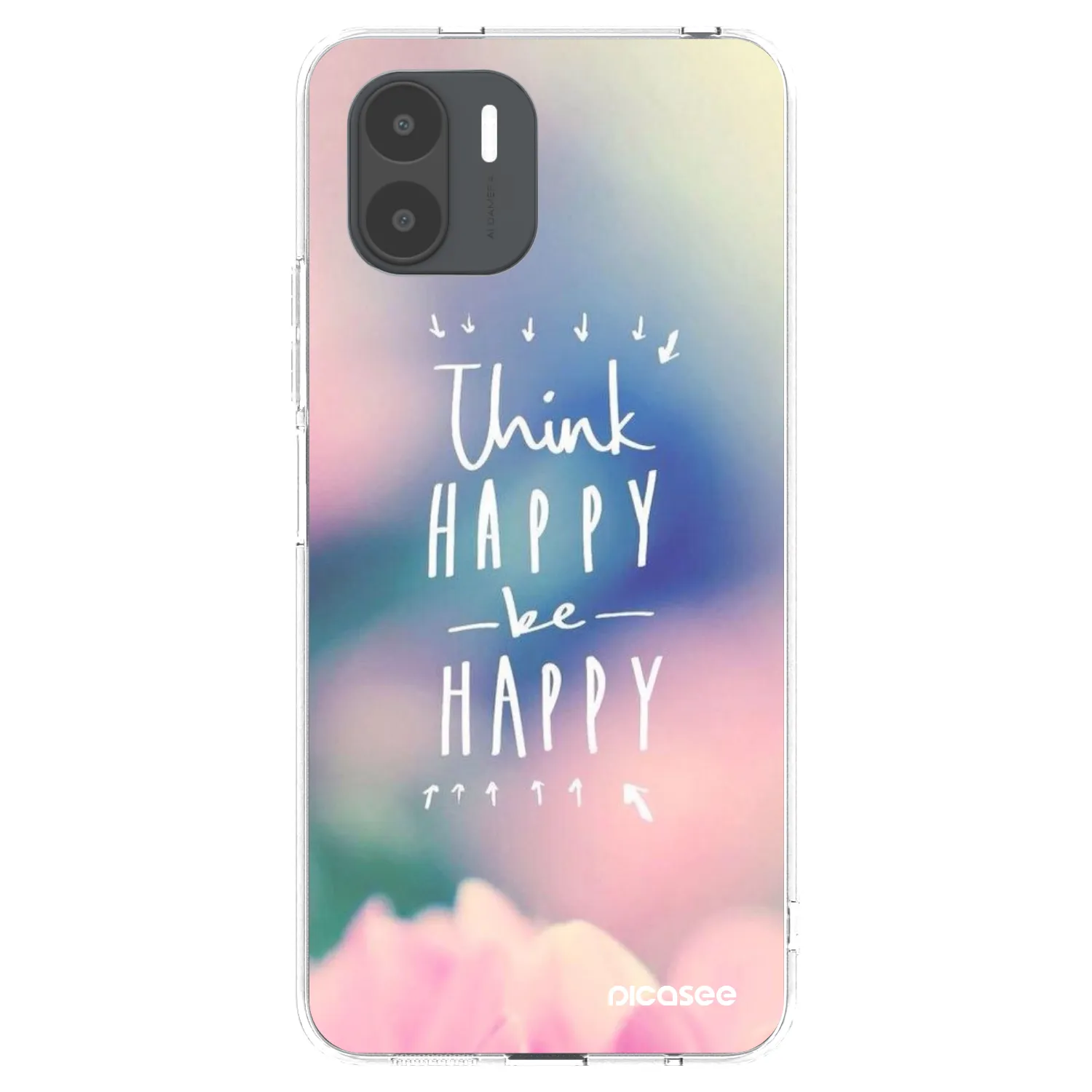 Picasee Xiaomi Redmi A2 Hülle - Transparentes Silikon - Denke positiv!