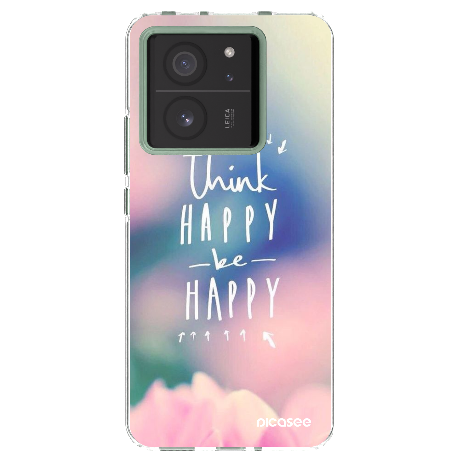 Picasee Xiaomi 13T Hülle - Transparentes Silikon - Denke positiv!