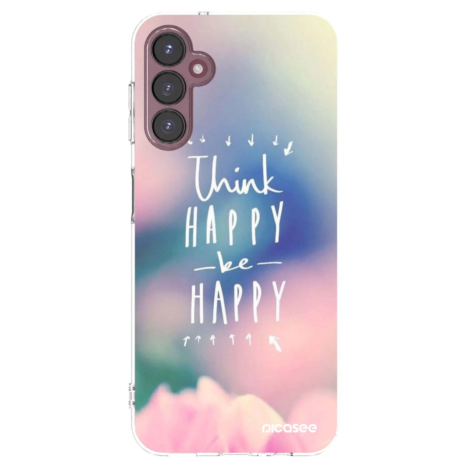 Picasee Samsung Galaxy A05s A057G Hülle - Transparentes Silikon - Denke positiv!