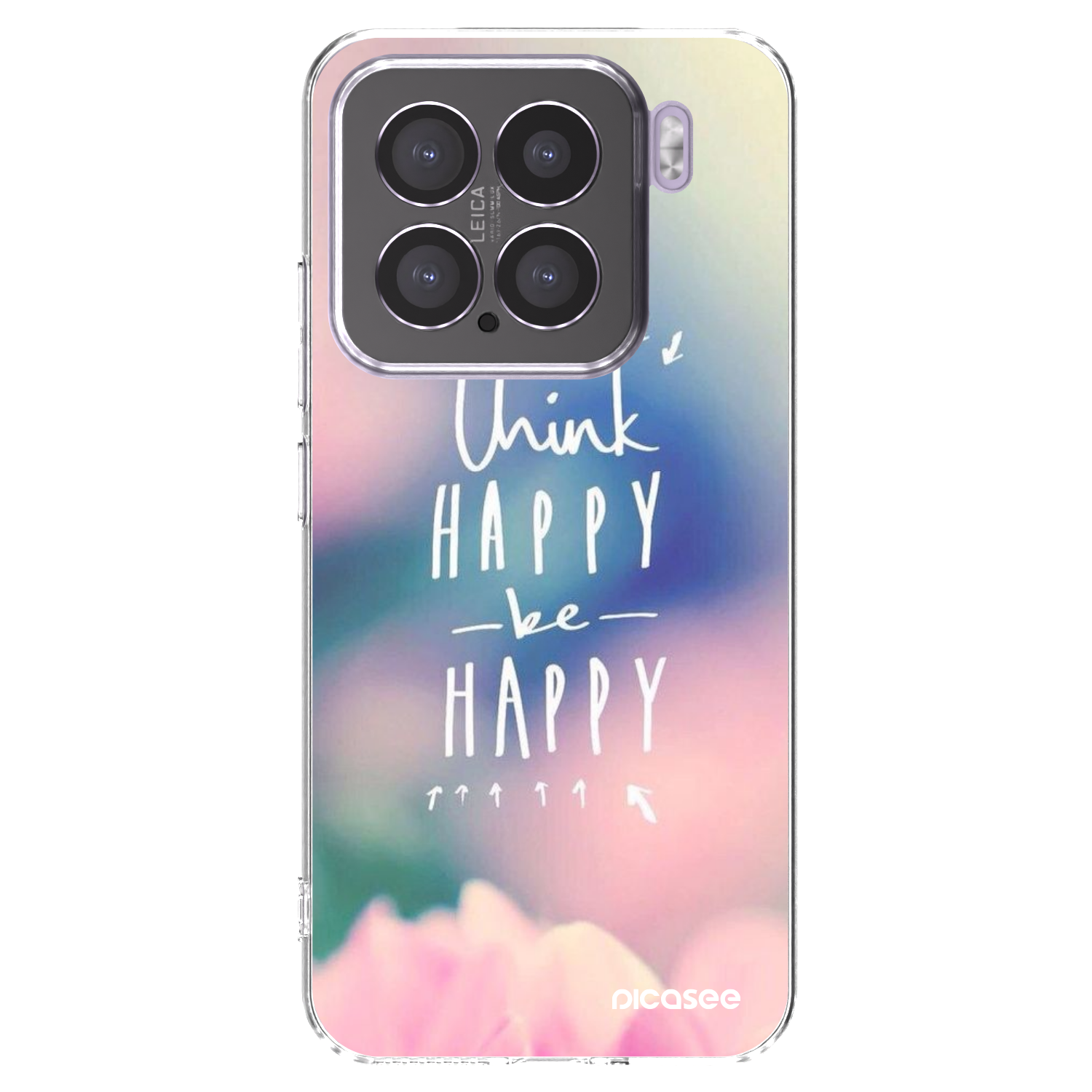 Picasee Xiaomi 15 Hülle - Transparentes Silikon - Denke positiv!