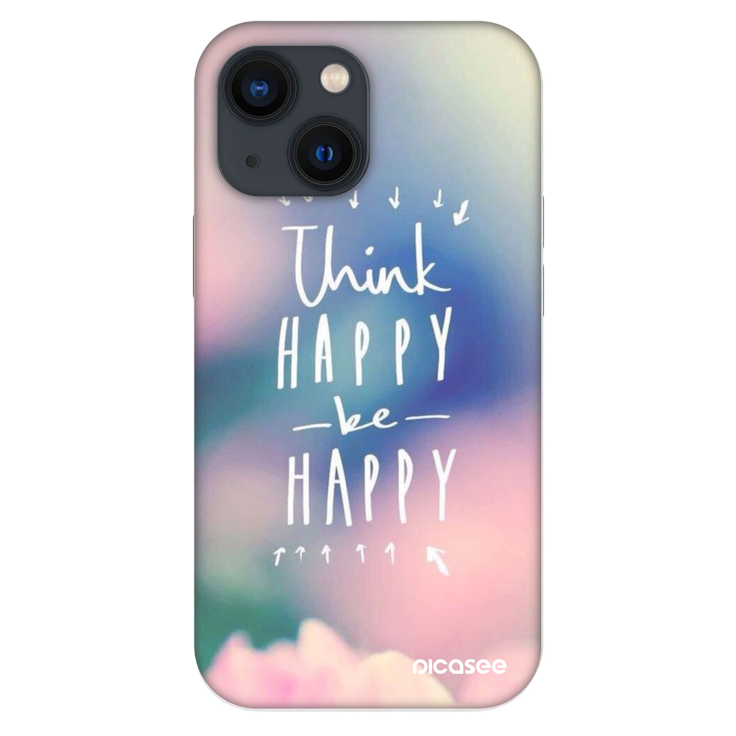 Picasee Fashion Case für Apple iPhone 13 mini - Denke positiv!