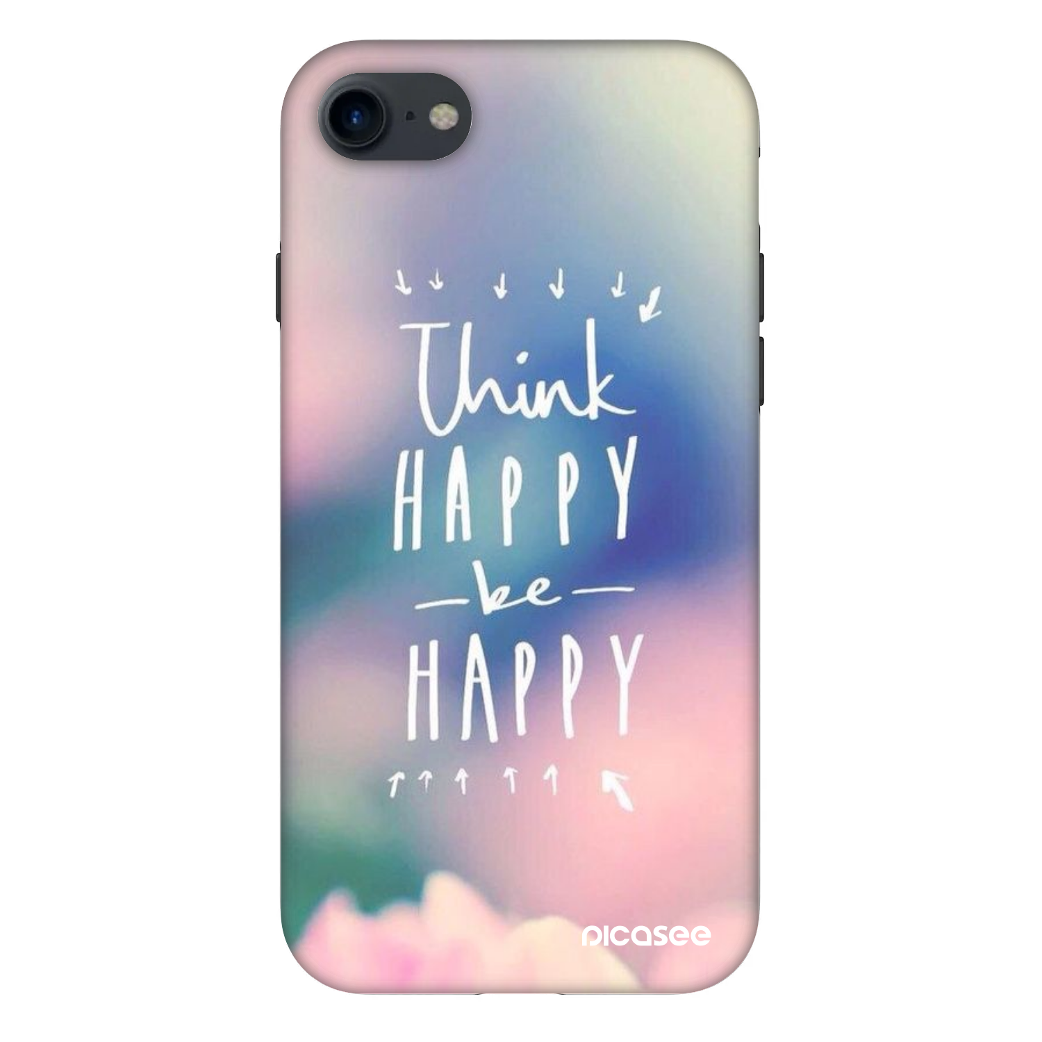 Picasee Fashion Case für Apple iPhone 8 - Denke positiv!