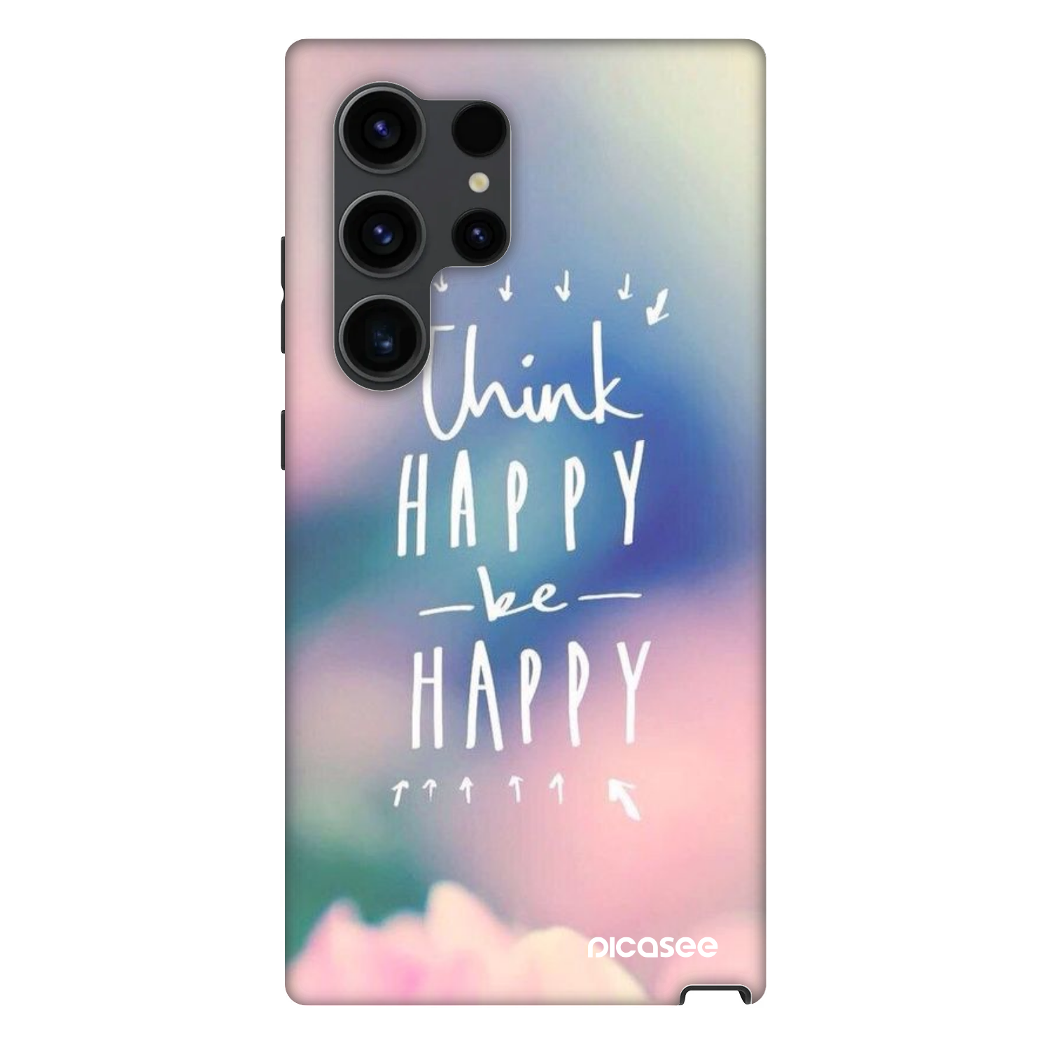 Picasee Fashion Case PowerShare pro Samsung Galaxy S24 Ultra S928B 5G - Denke positiv!