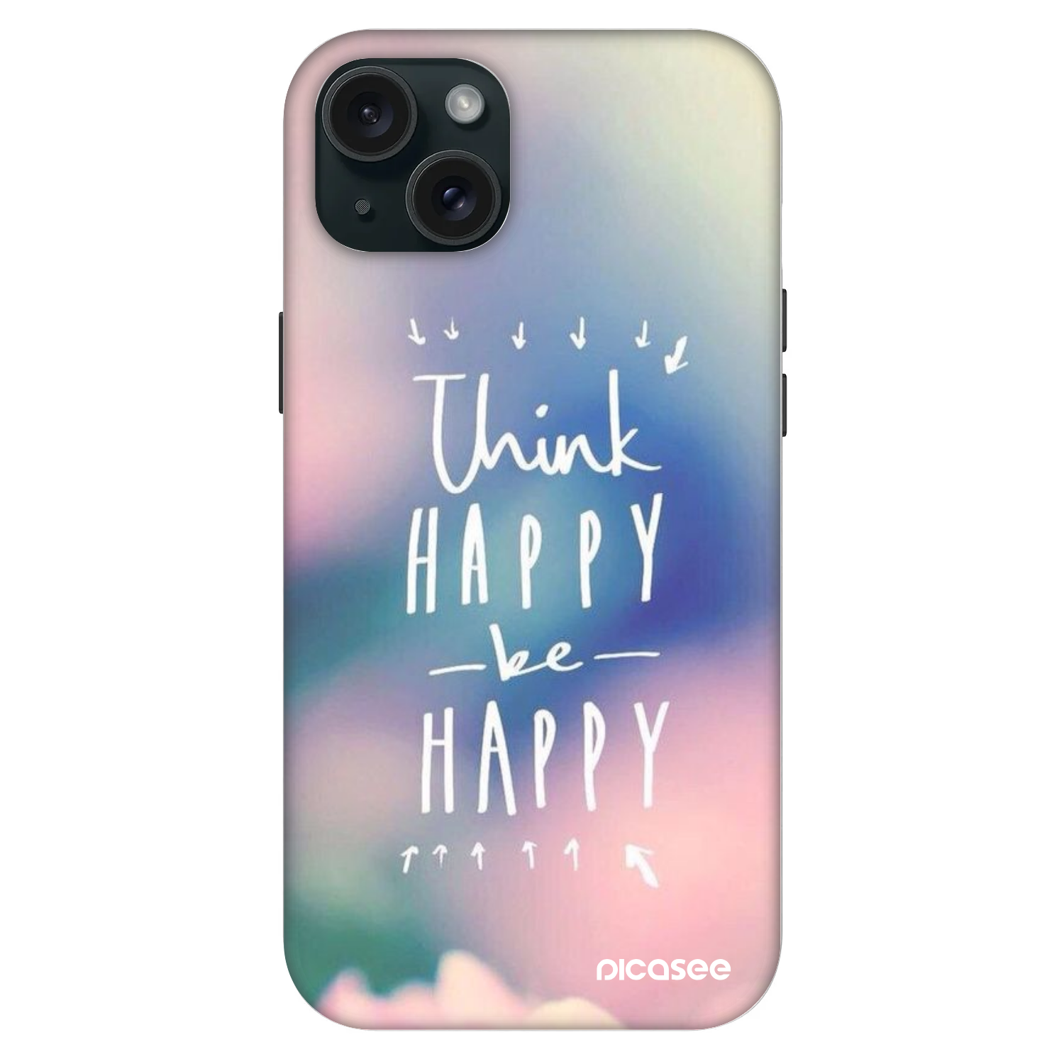 Picasee Fashion Case MagSafe für Apple iPhone 15 Plus - Denke positiv!