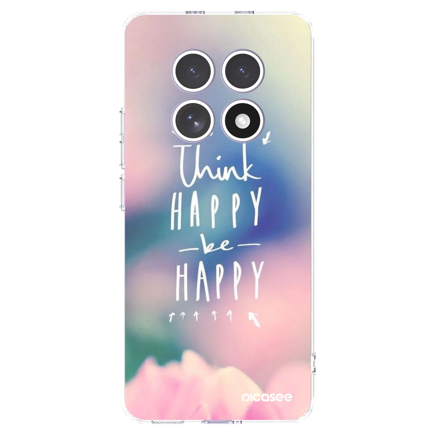 Picasee Xiaomi Redmi Note 15 Hülle - Transparentes Silikon - Denke positiv!