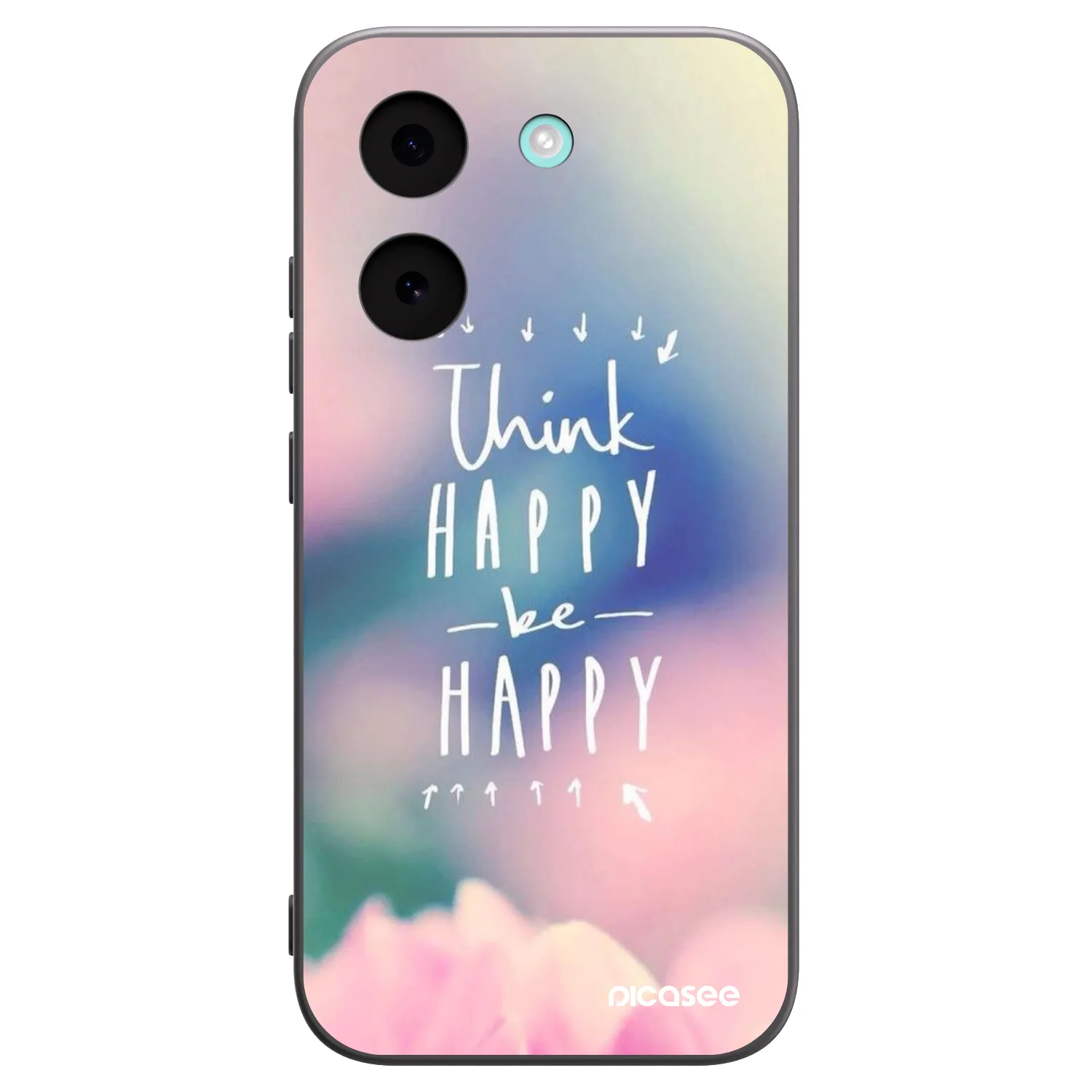 Picasee Xiaomi Poco X8 Pro Hülle - Schwarzes Silikon - Denke positiv!
