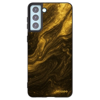 Picasee Samsung Galaxy S21+ 5G G996F Hülle - Schwarzes Silikon - Black