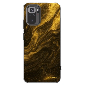 Picasee Xiaomi Redmi Note 10 Hülle - Transparentes Silikon - Black
