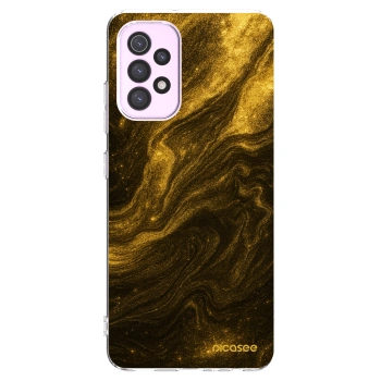 Picasee Samsung Galaxy A32 5G A326B Hülle - Transparentes Silikon - Black