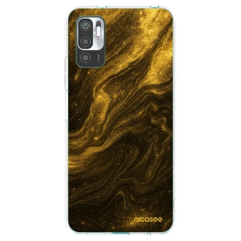 Picasee Xiaomi Redmi Note 10 5G Hülle - Transparentes Silikon - Black