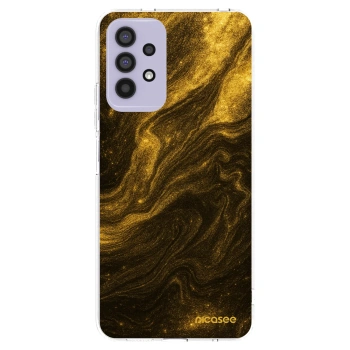 Picasee Samsung Galaxy A32 4G SM-A325F Hülle - Transparentes Silikon - Black