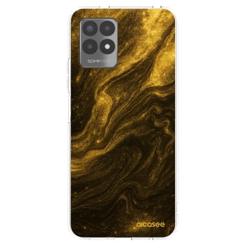 Picasee Realme 8i Hülle - Transparentes Silikon - Black
