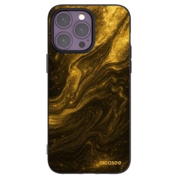 Picasee Apple iPhone 14 Pro Max Hülle - Schwarzes Silikon - Black