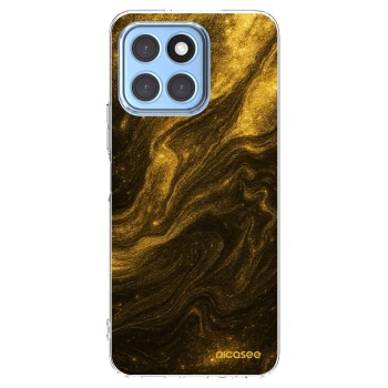 Picasee Honor X8 5G Hülle - Transparentes Silikon - Black