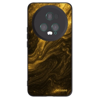 Picasee Honor Magic5 Pro Hülle - Schwarzes Silikon - Black