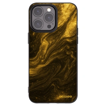 Picasee Apple iPhone 15 Pro Max Hülle - Schwarzes Silikon - Black