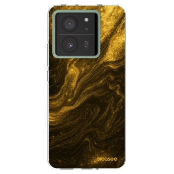 Picasee Xiaomi 13T Pro Hülle - Transparentes Silikon - Black