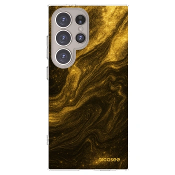 Picasee Samsung Galaxy S24 Ultra S928B 5G Hülle - Transparentes Silikon - Black