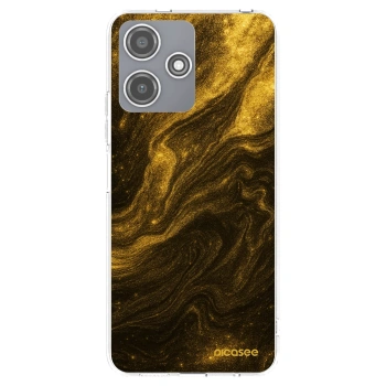 Picasee Xiaomi Redmi 12 5G Hülle - Transparentes Silikon - Black