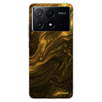 Picasee Xiaomi Poco X6 Pro Hülle - Transparentes Silikon - Black