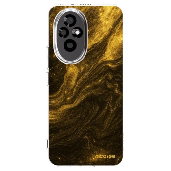 Picasee Honor 200 Pro 5G Hülle - Transparentes Silikon - Black
