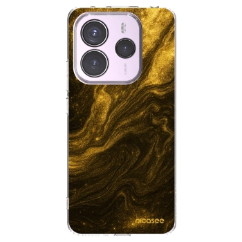 Picasee Xiaomi Redmi Note 14 5G Hülle - Transparentes Silikon - Black