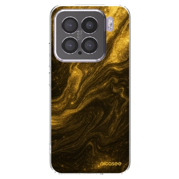 Picasee Xiaomi 15 Hülle - Transparentes Silikon - Black