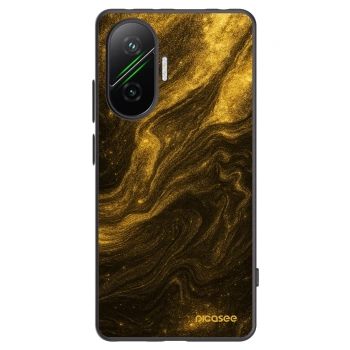 Picasee Xiaomi Poco F7 5G Hülle - Schwarzes Silikon - Black