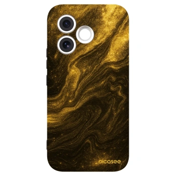 Picasee Honor 600 Lite Hülle - Schwarzes Silikon - Black