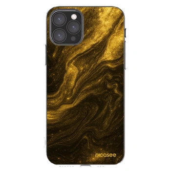 Picasee Apple iPhone 11 Pro Hülle - Transparentes Silikon - Black