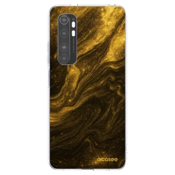 Picasee Xiaomi Mi Note 10 Lite Hülle - Transparentes Silikon - Black