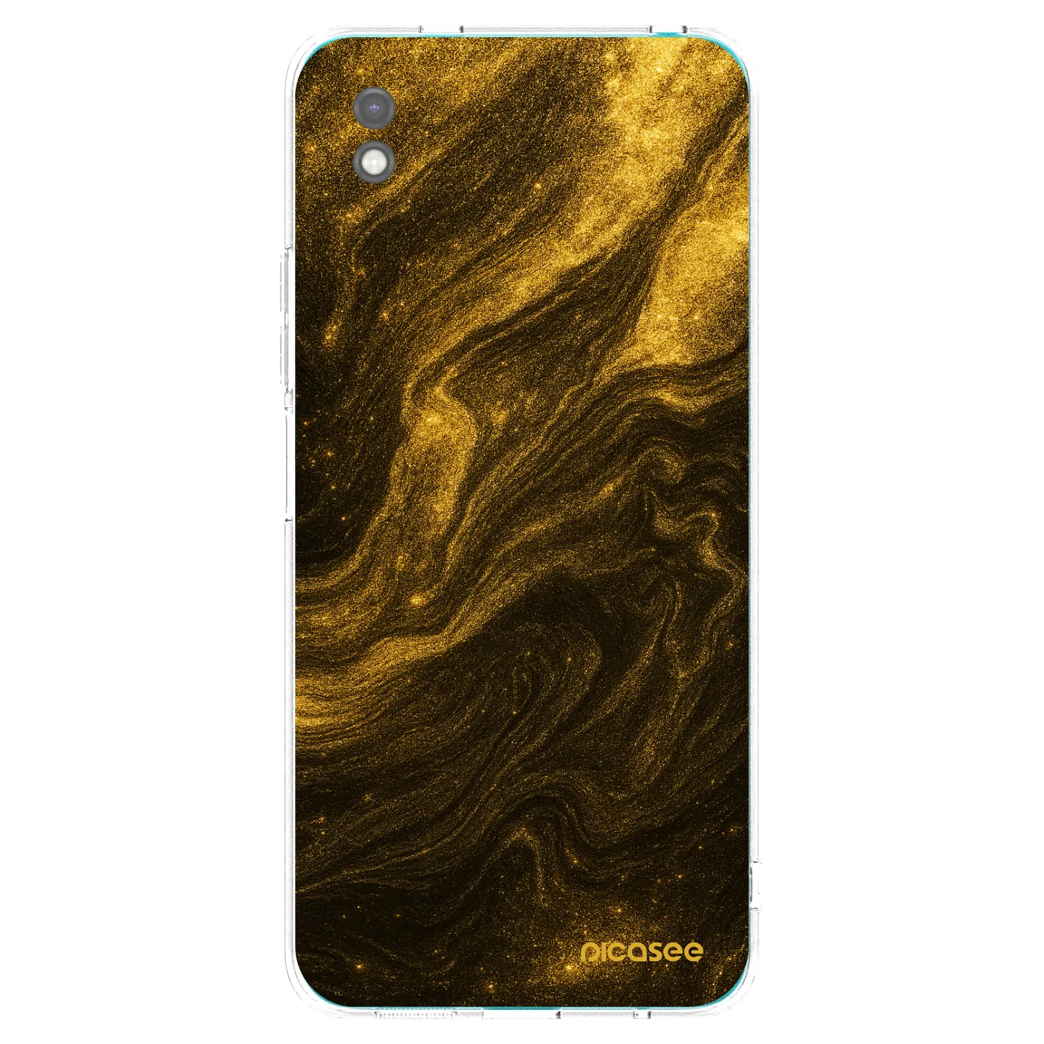 Picasee Xiaomi Redmi 9A Hülle - Schwarzes Silikon - Black
