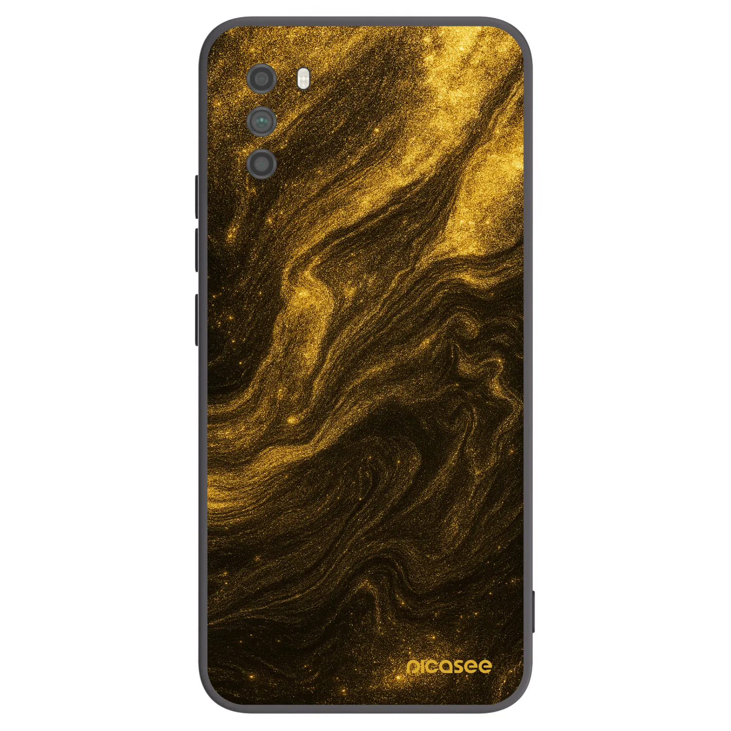 Picasee Xiaomi Poco M3 Hülle - Schwarzes Silikon - Black