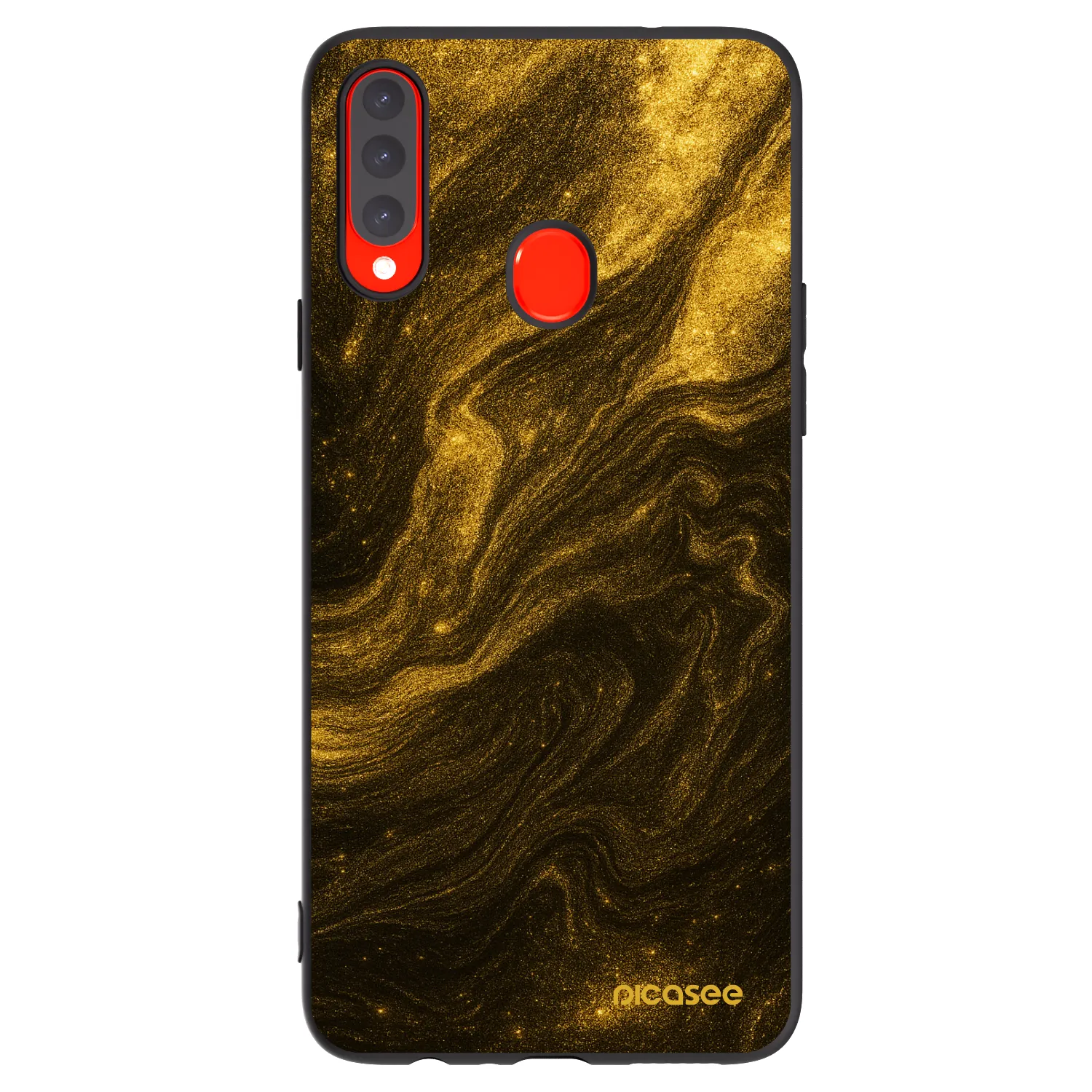 Picasee Samsung Galaxy A20s Hülle - Schwarzes Silikon - Black