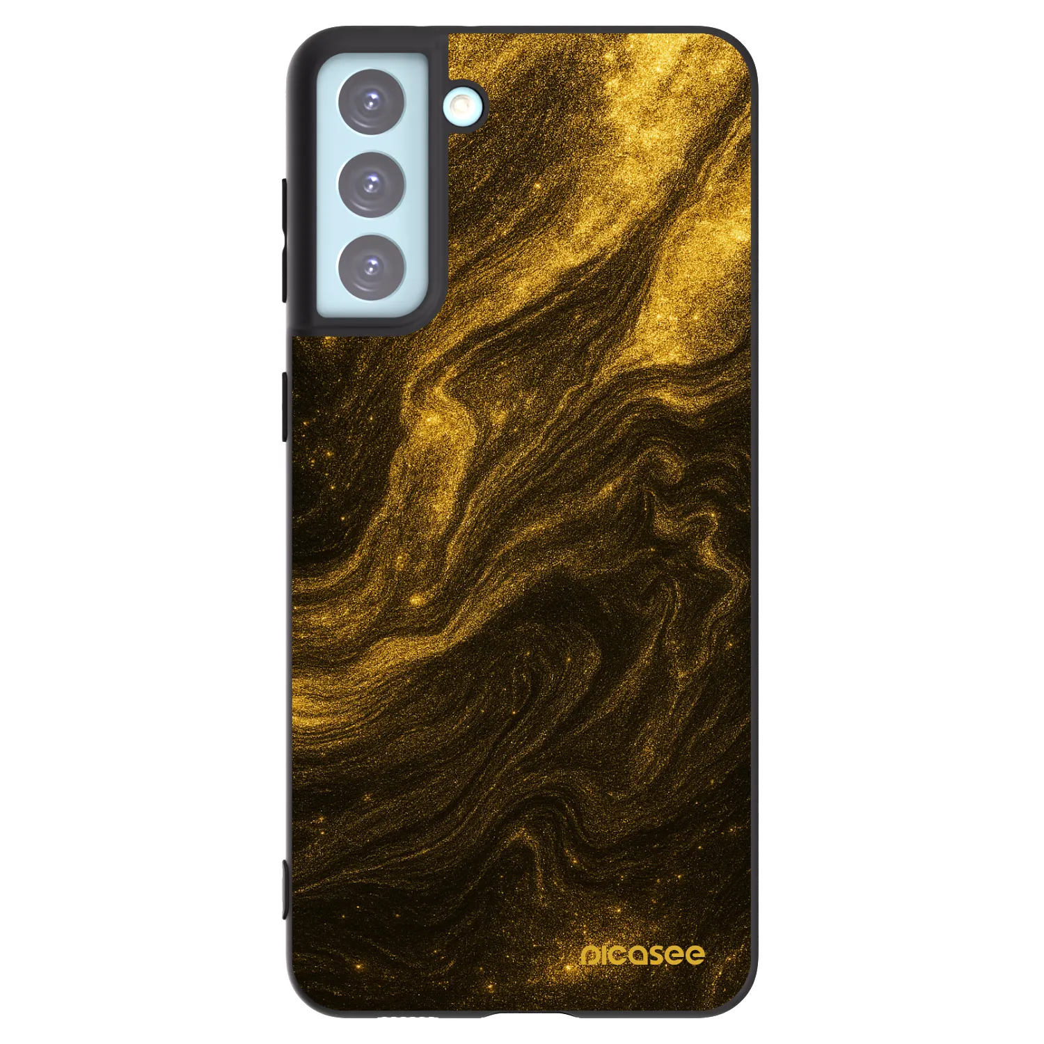 Picasee Samsung Galaxy S21+ 5G G996F Hülle - Schwarzes Silikon - Black