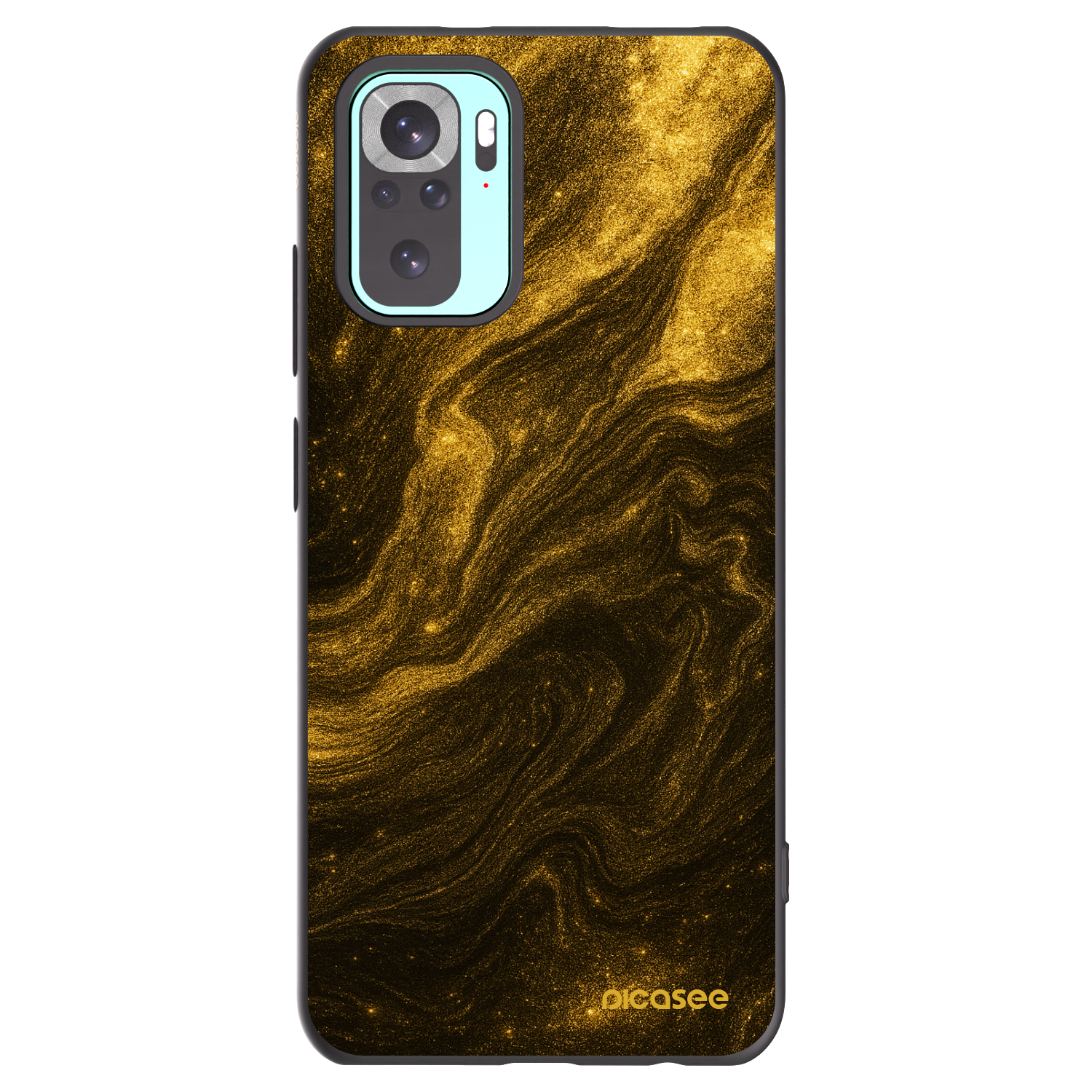 Picasee Xiaomi Redmi Note 10 Pro Hülle - Schwarzes Silikon - Black