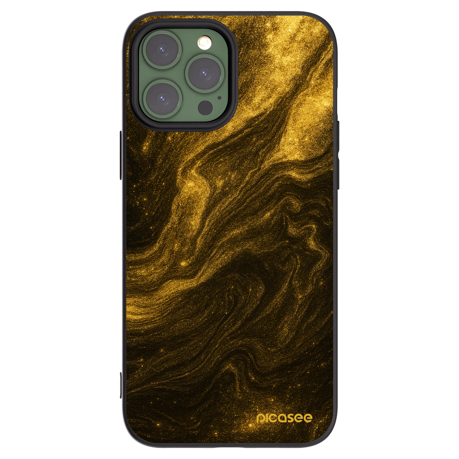 Picasee Apple iPhone 13 Pro Max Hülle - Schwarzes Silikon - Black