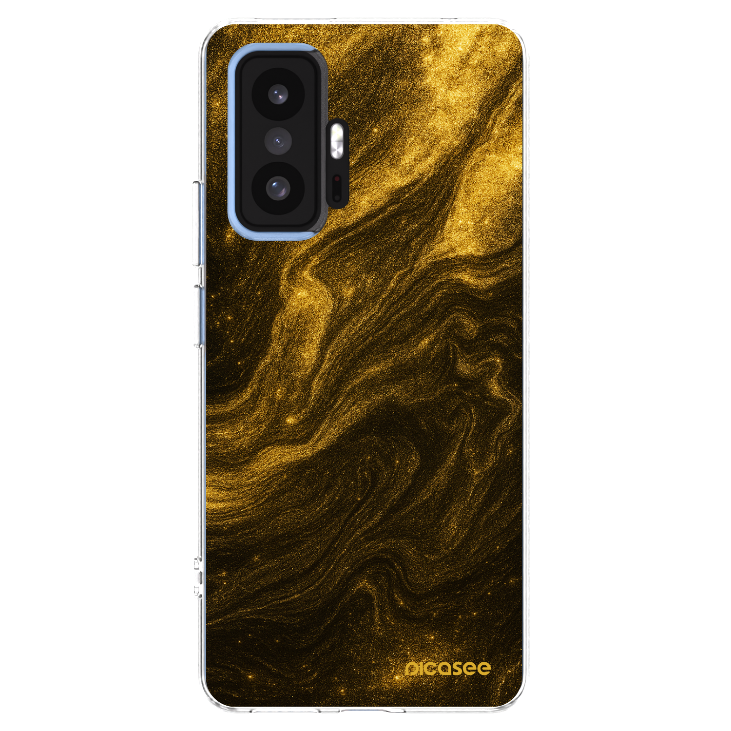 Picasee Xiaomi 11T Hülle - Transparentes Silikon - Black