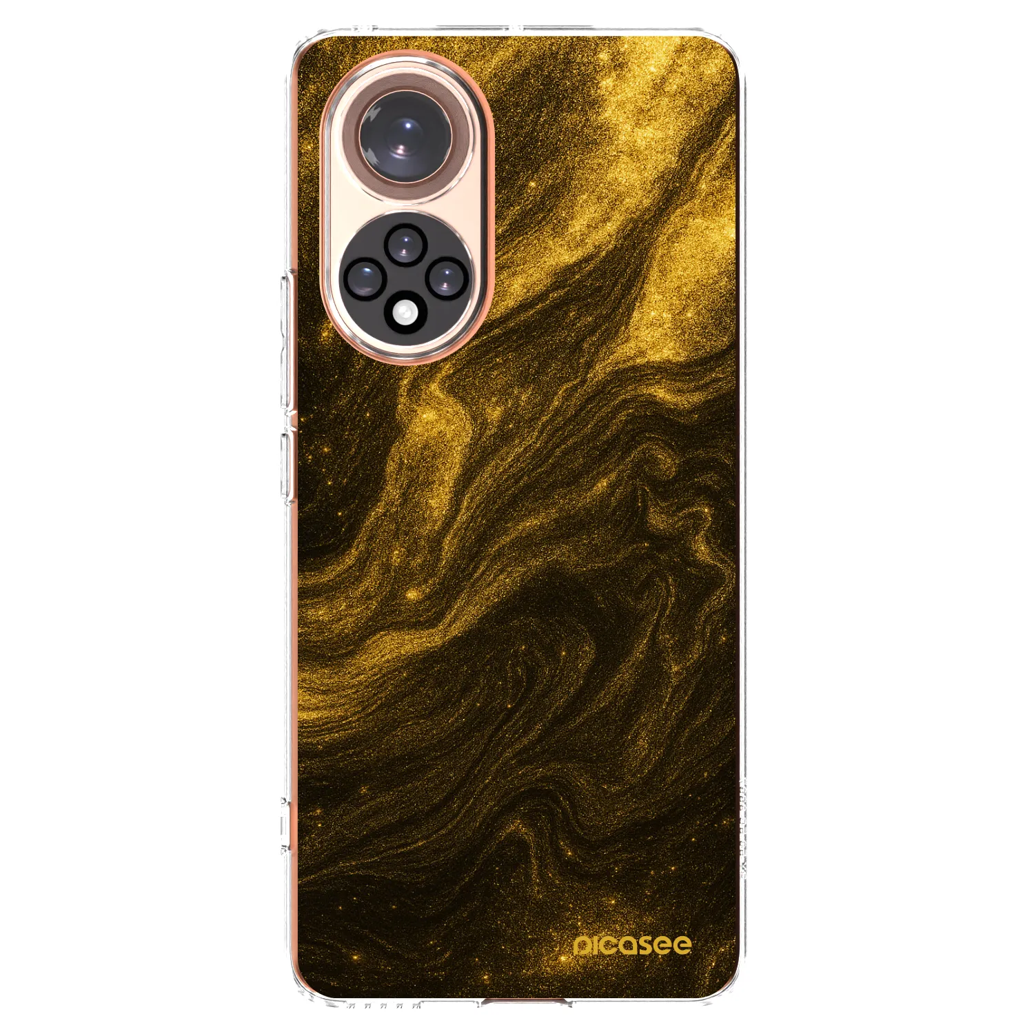 Picasee Huawei Nova 9 Hülle - Transparentes Silikon - Black