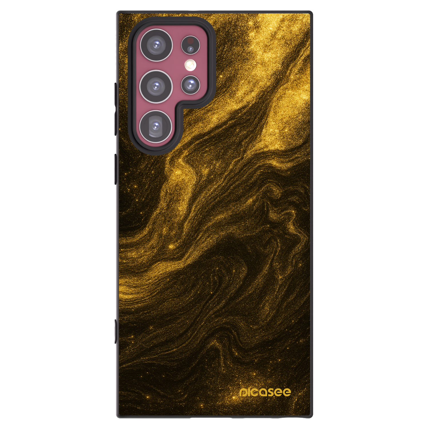 Picasee Samsung Galaxy S22 Ultra 5G Hülle - Schwarzes Silikon - Black