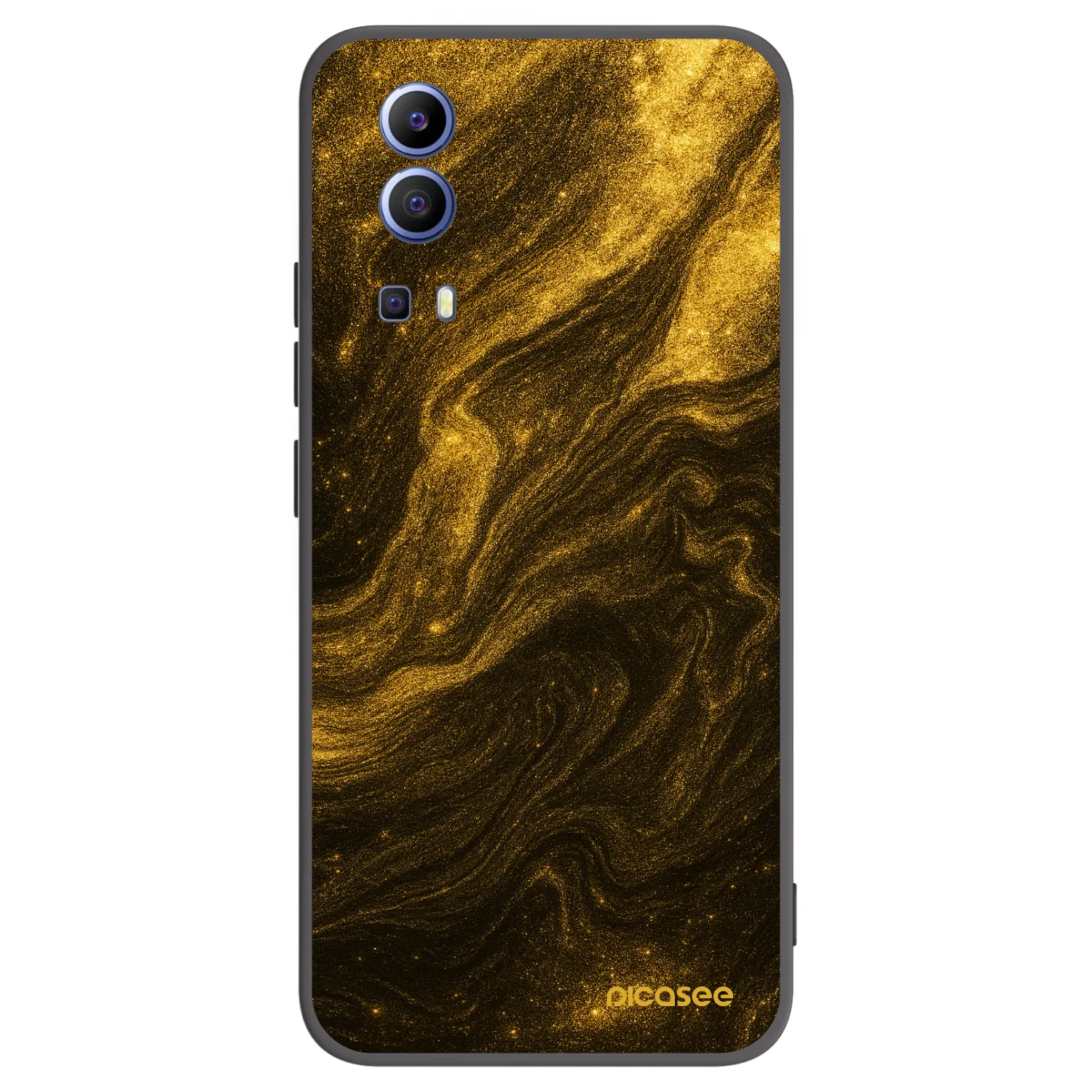 Picasee Vivo Y52 5G Hülle - Schwarzes Silikon - Black