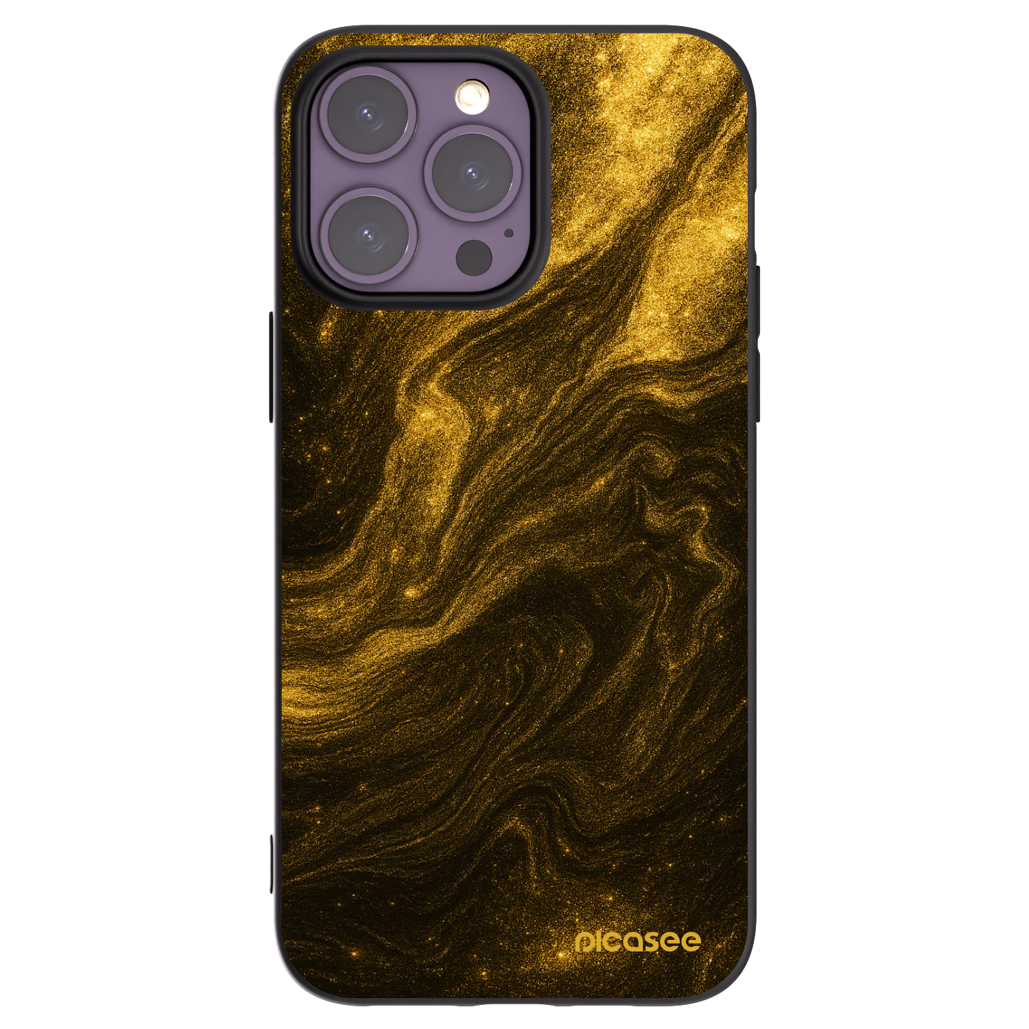 Picasee Apple iPhone 14 Pro Max Hülle - Schwarzes Silikon - Black