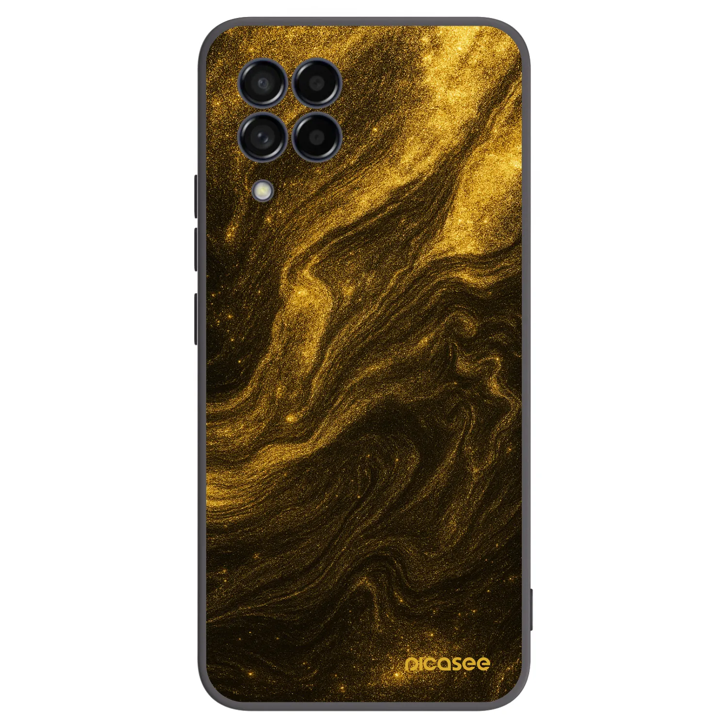 Picasee Samsung Galaxy M53 5G Hülle - Schwarzes Silikon - Black