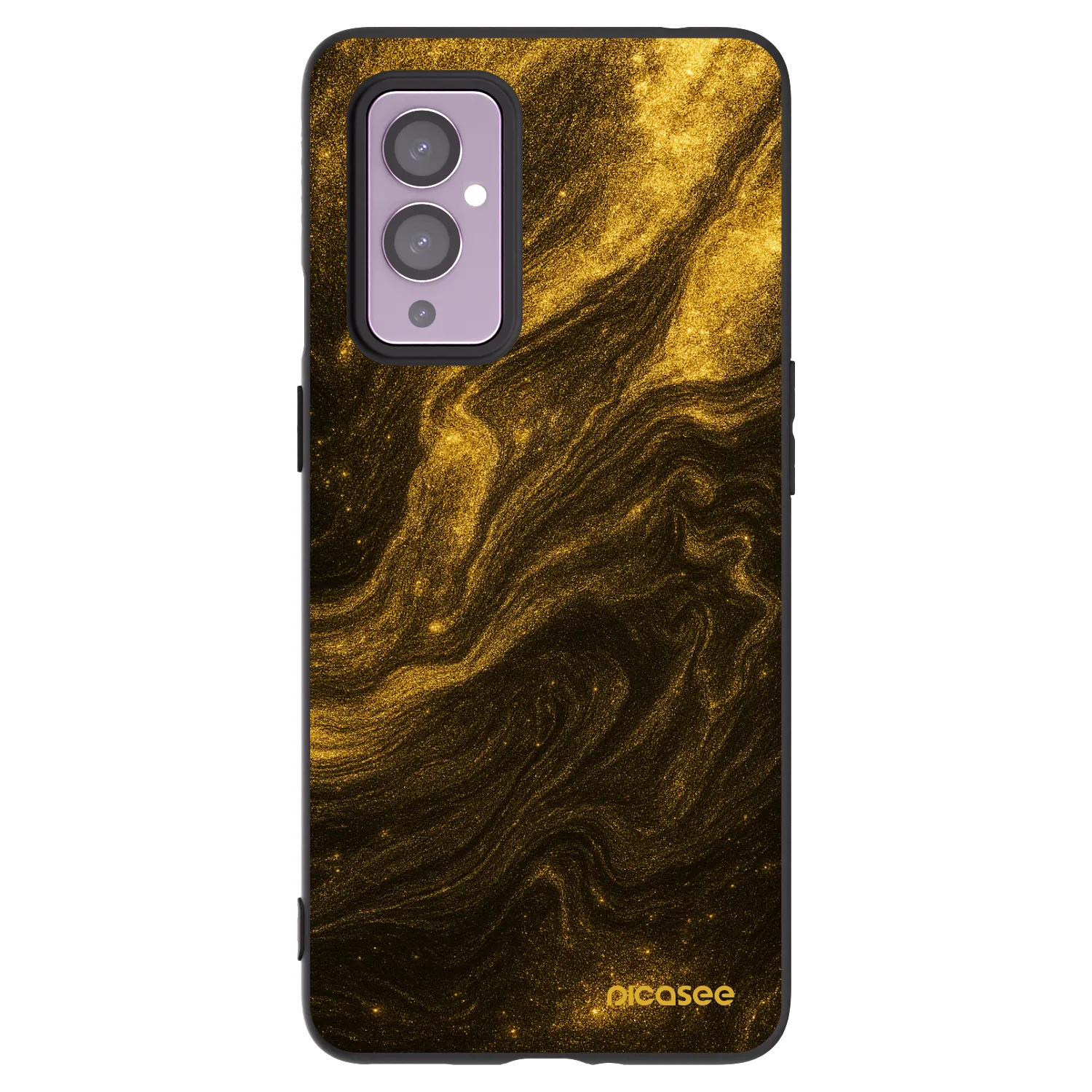 Picasee OnePlus 9 Hülle - Schwarzes Silikon - Black