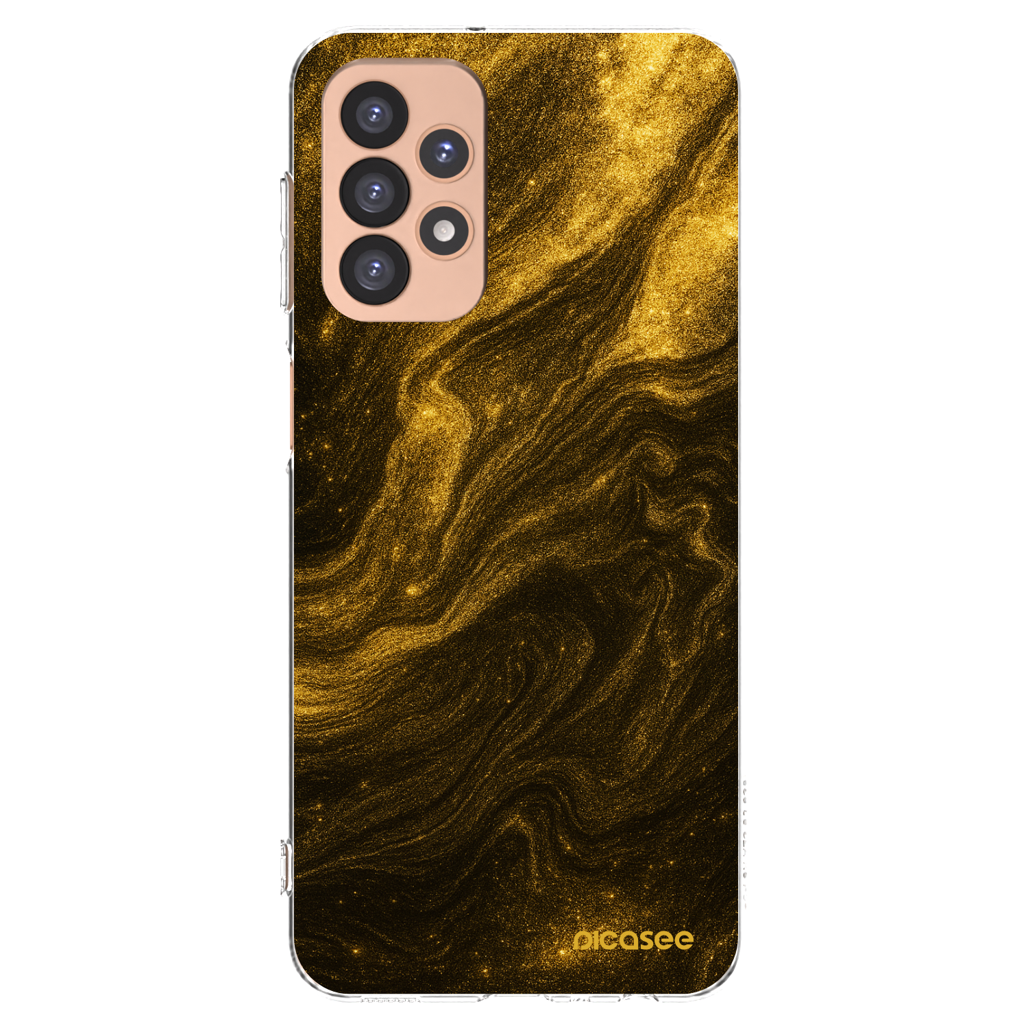 Picasee Samsung Galaxy A23 A236B 5G Hülle - Transparentes Silikon - Black