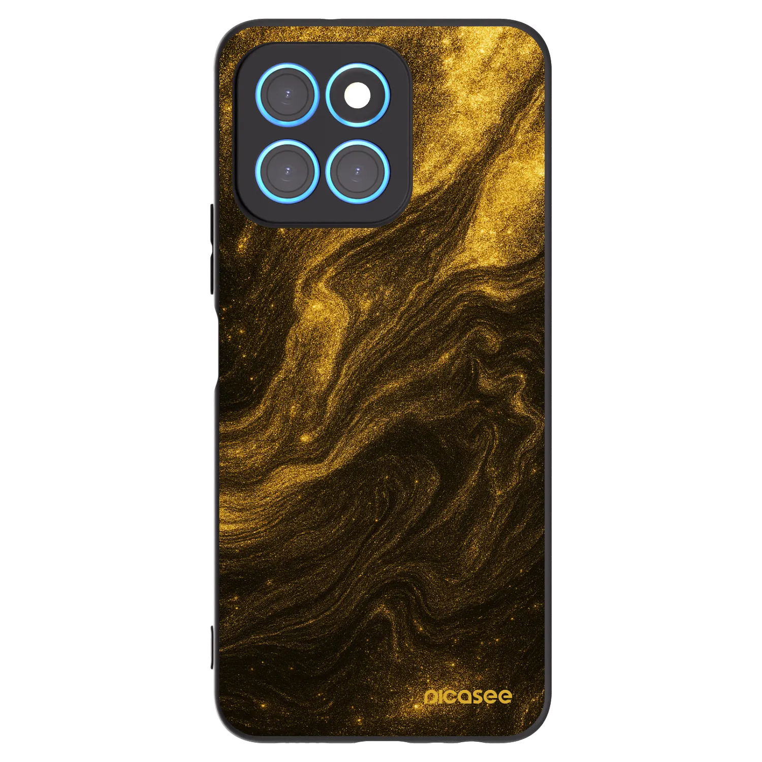 Picasee Honor X8 5G Hülle - Schwarzes Silikon - Black